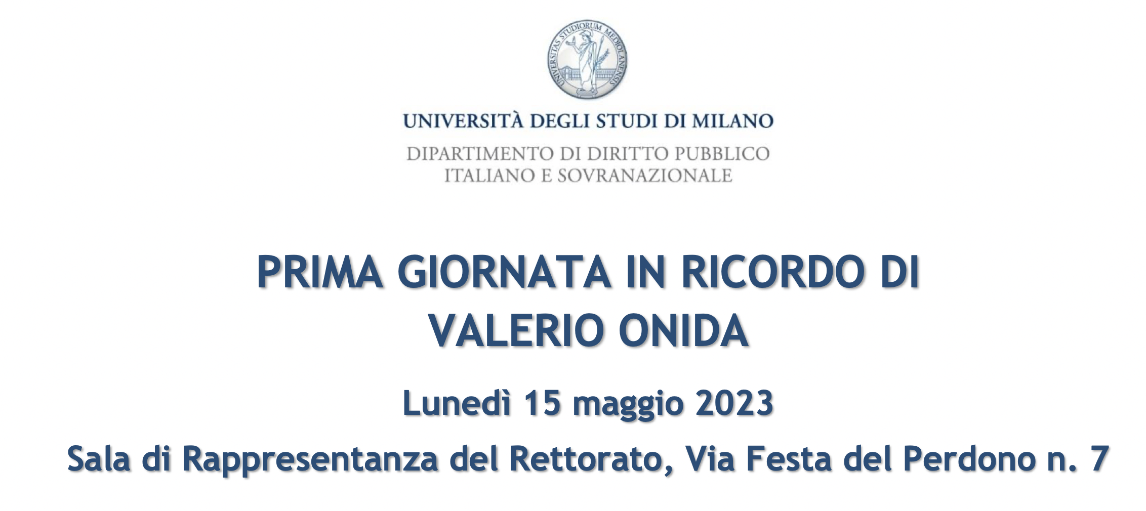 Prima giornata in ricordo di Valerio Onida